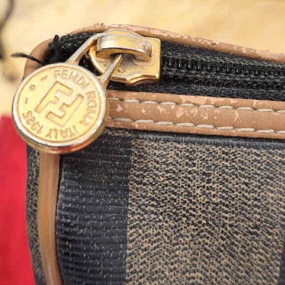 FENDI CHECKERED VINTAGE HANDBAG WALLET & BILLFOLD - Picture 11 of 17